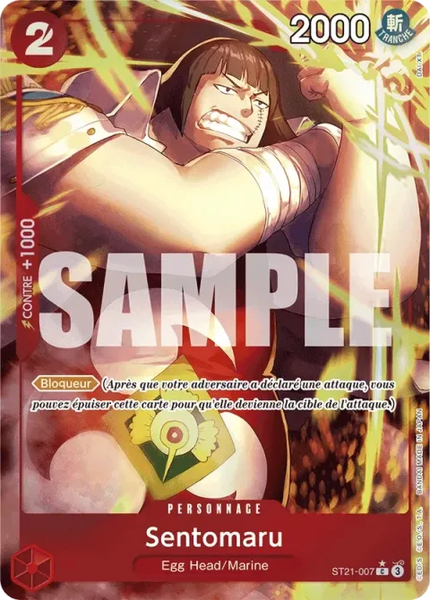 Carte One Piece Sentomaru ST21-007 · parallèle, extension Deck Gear 5TH