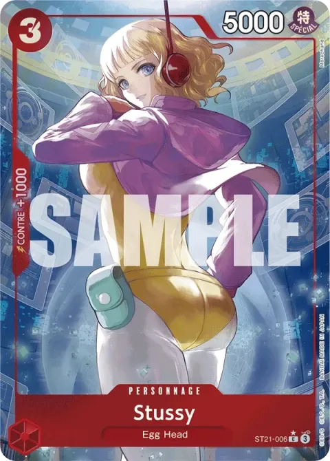 Carte One Piece Stussy ST21-006 · parallèle, extension Deck Gear 5TH
