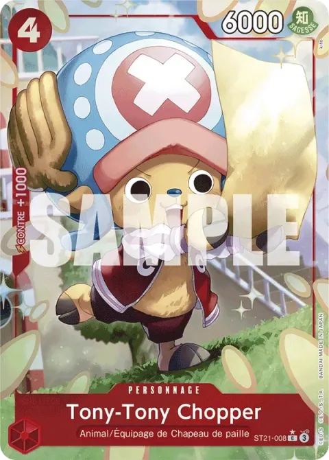 Carte One Piece Tony-Tony Chopper ST21-008 · parallèle, extension Deck Gear 5TH
