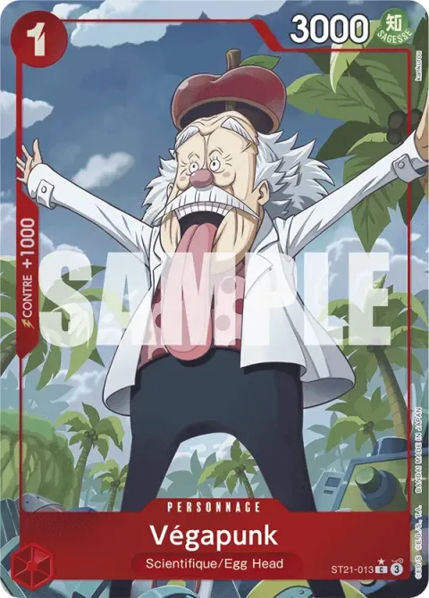 Carte One Piece Végapunk ST21-013 · parallèle, extension Deck Gear 5TH