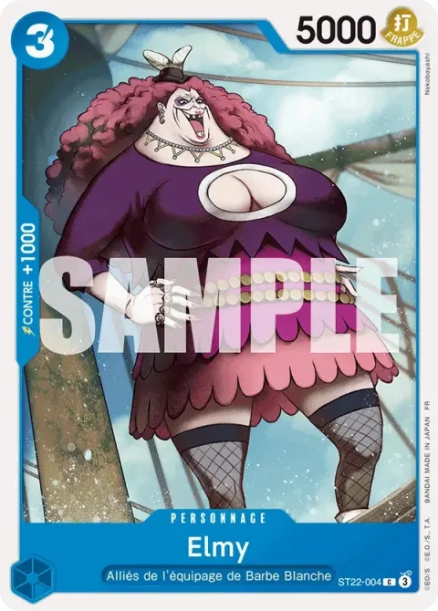 Carte One Piece Elmy ST22-004, extension Deck Ace et Newgate