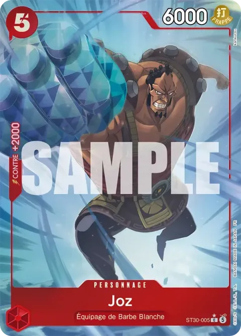 Carte One Piece Joz ST30-005 · parallèle, extension Deck Luffy et Ace