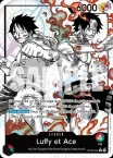 Carte Luffy et Ace ST30-001 · parallèle