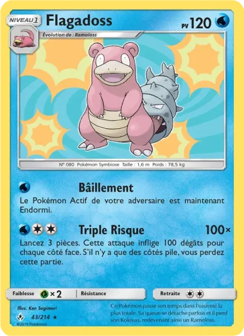 Carte Pokémon Flagadoss 043/214, extension Alliance Infaillible