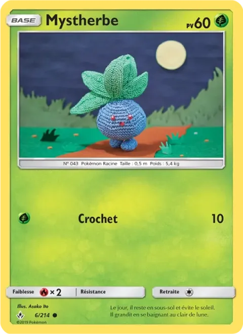 Carte Pokémon Mystherbe 006/214, extension Alliance Infaillible