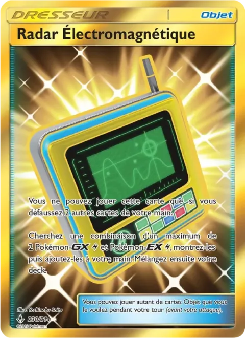 Carte Pokémon Radar Électromagnétique 230/214, extension Alliance Infaillible