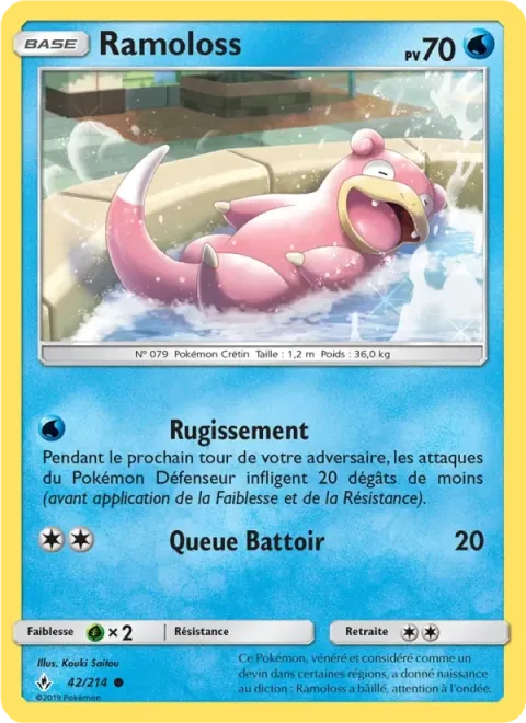 Carte Pokémon Ramoloss 042/214, extension Alliance Infaillible