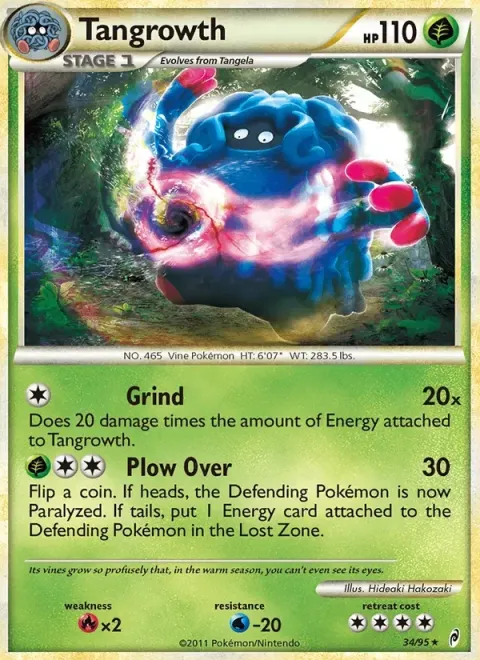 Carte Pokémon Bouldeneu 034/095, extension L'appel des Légendes