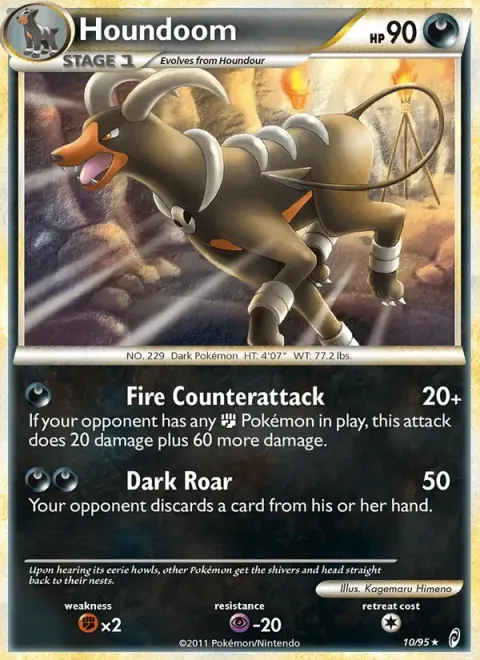 Carte Pokémon Démolosse 010/095, extension L'appel des Légendes