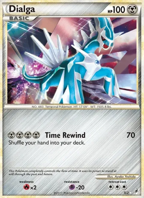 Carte Pokémon Dialga SL2/SL11, extension L'appel des Légendes