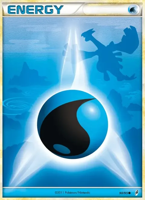 Carte Pokémon Énergie Eau 090/095, extension L'appel des Légendes