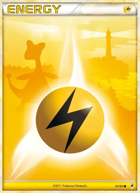 Carte Pokémon Énergie Électrique 091/095, extension L'appel des Légendes