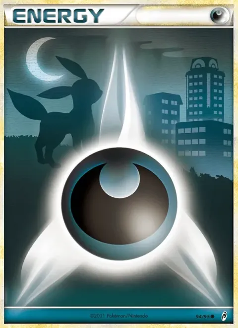 Carte Pokémon Énergie Obscurité 094/095, extension L'appel des Légendes
