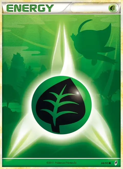 Carte Pokémon Énergie Plante 088/095, extension L'appel des Légendes