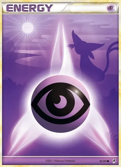 Carte Pokémon Énergie Psy 092/095, extension L'appel des Légendes