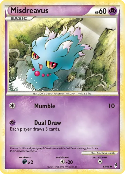 Carte Pokémon Feuforêve 065/095, extension L'appel des Légendes