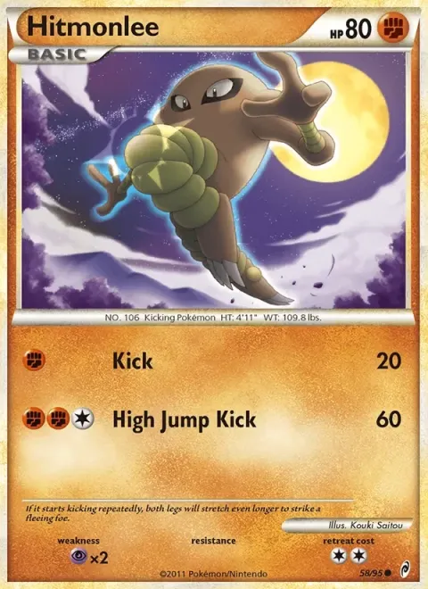 Carte Pokémon Kicklee 058/095, extension L'appel des Légendes
