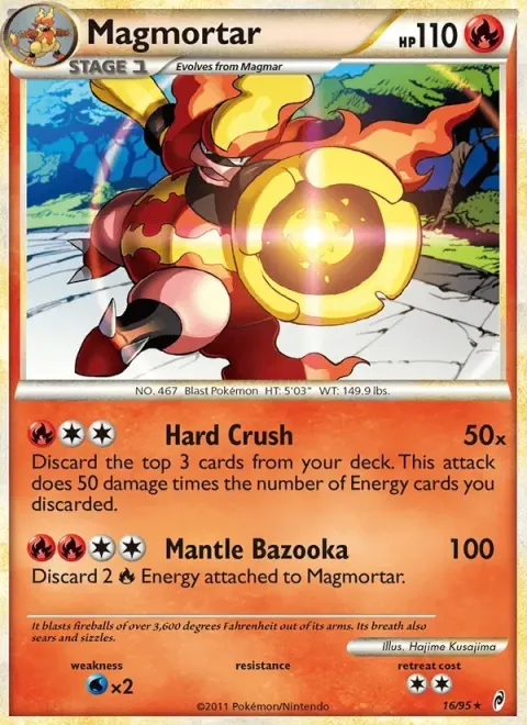Carte Pokémon Maganon 016/095, extension L'appel des Légendes