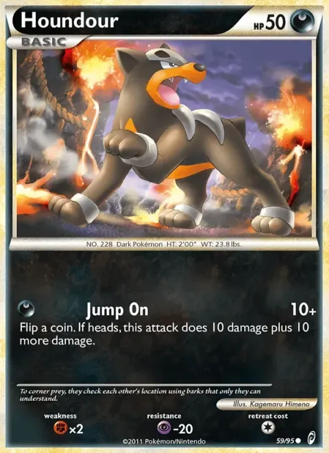 Carte Pokémon Malosse 059/095, extension L'appel des Légendes