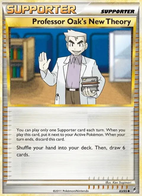 Carte Pokémon Nouvelle théorie du Prof. Chen 083/095, extension L'appel des Légendes