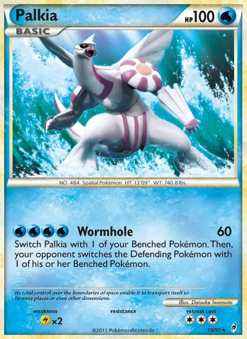 Carte Pokémon Palkia 019/095, extension L'appel des Légendes