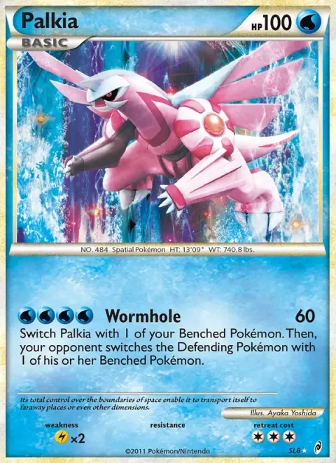 Carte Pokémon Palkia SL8/SL11, extension L'appel des Légendes