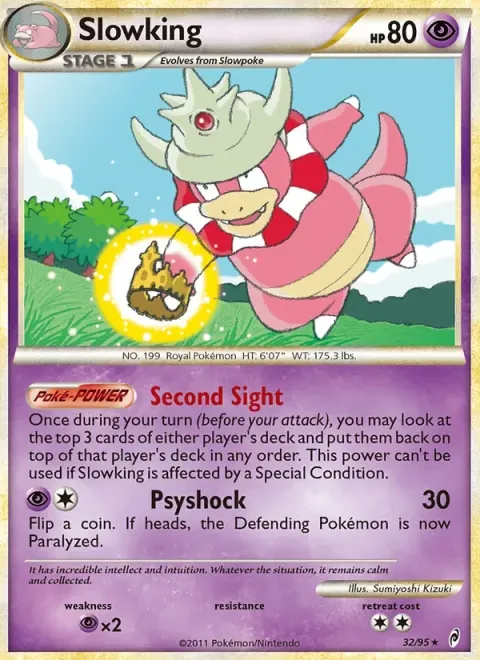Carte Pokémon Roigada 032/095, extension L'appel des Légendes