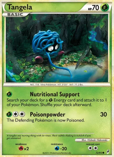 Carte Pokémon Saquedeneu 072/095, extension L'appel des Légendes