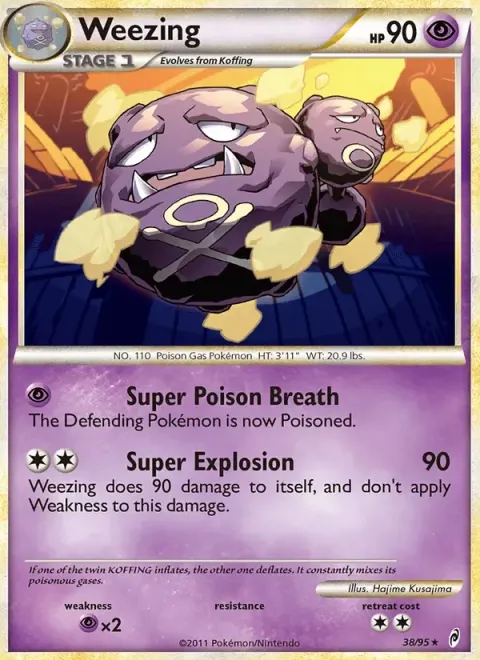 Carte Pokémon Smogogo 038/095, extension L'appel des Légendes