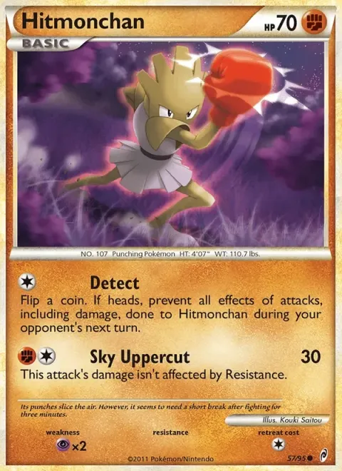 Carte Pokémon Tygnon 057/095, extension L'appel des Légendes
