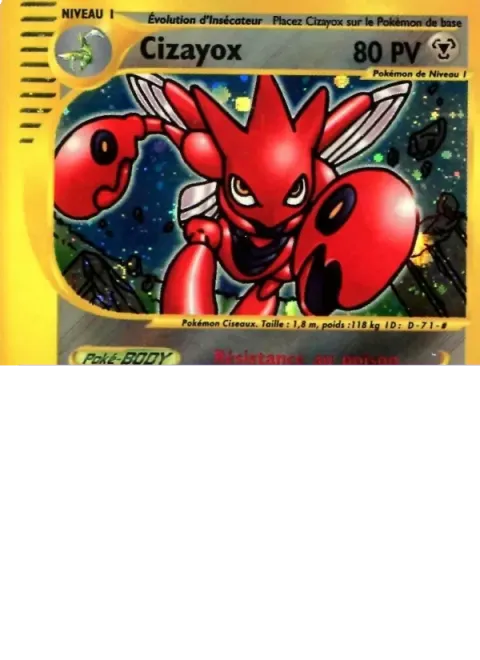 Carte Pokémon Cizayox H21/H32, extension Aquapolis