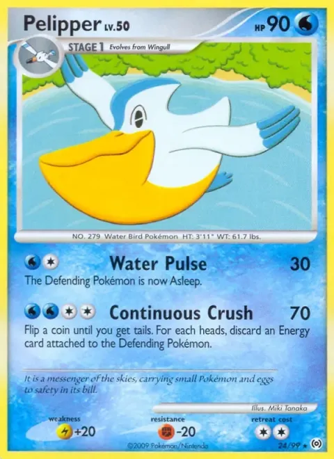 Carte Pokémon Bekipan 024/099, extension Arceus (sortie anglaise)