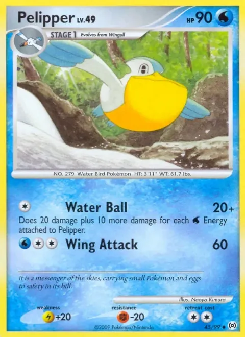 Carte Pokémon Bekipan 045/099, extension Arceus (sortie anglaise)