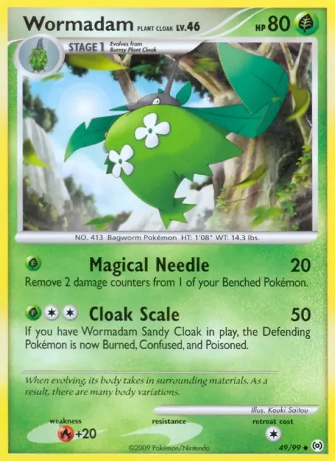 Carte Pokémon Cheniselle Cape Plante 049/099, extension Arceus (sortie anglaise)