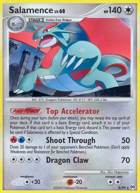 Carte Pokémon Drattak 008/099, extension Arceus (sortie anglaise)