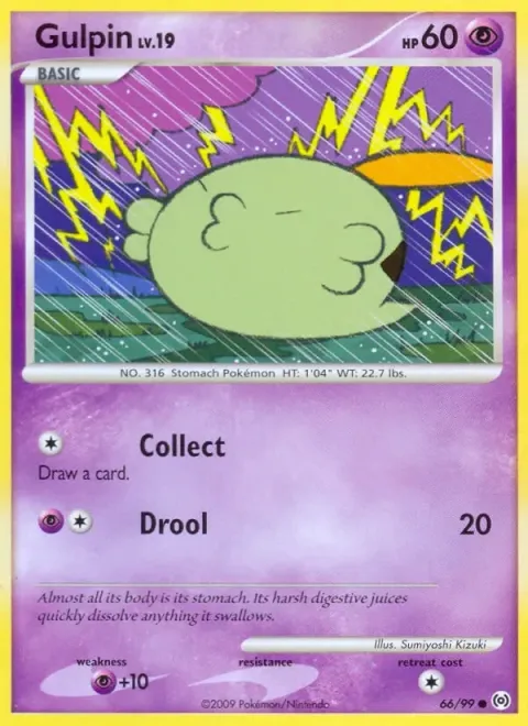 Carte Pokémon Gloupti 066/099, extension Arceus (sortie anglaise)