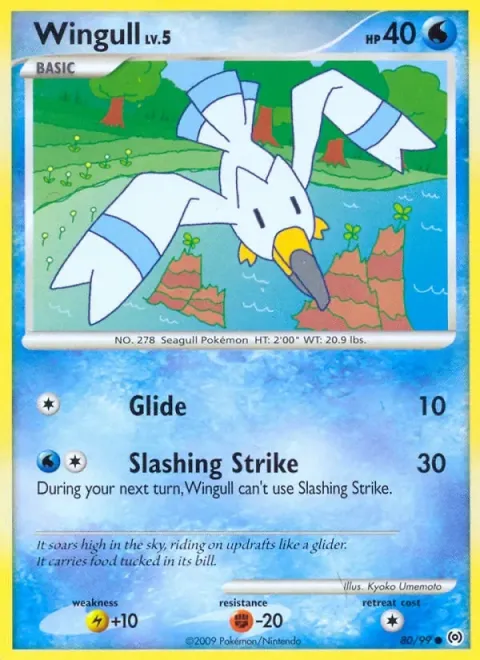 Carte Pokémon Goélise 080/099, extension Arceus (sortie anglaise)