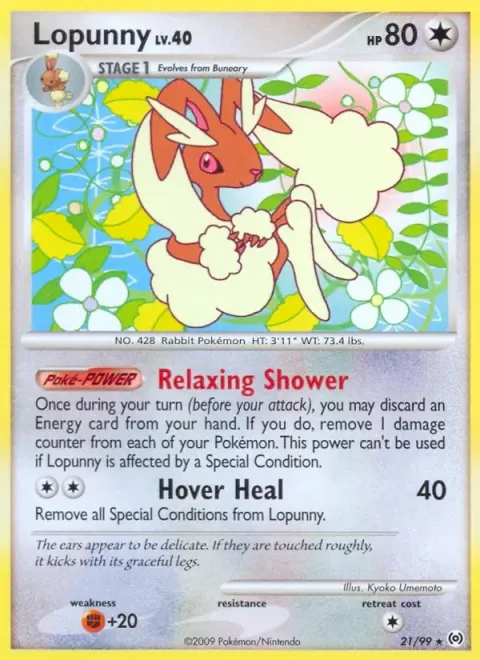 Carte Pokémon Lockpin 021/099, extension Arceus (sortie anglaise)