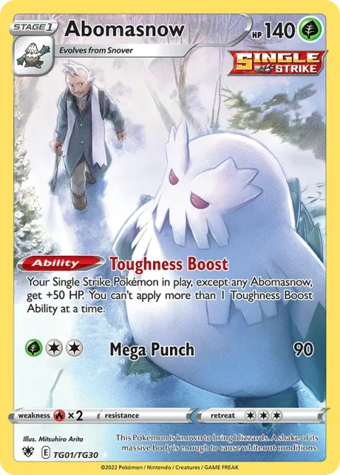 Carte Pokémon Blizzaroi TG01/TG30, extension Astres Radieux