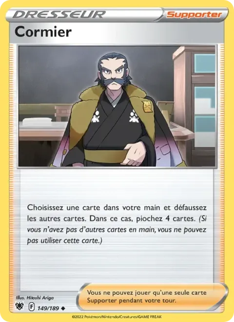 Carte Pokémon Cormier 149/189, extension Astres Radieux