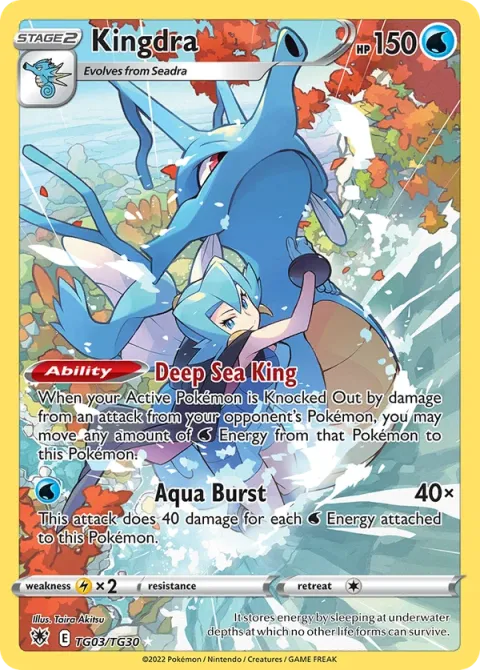 Carte Pokémon Hyporoi TG03/TG30, extension Astres Radieux