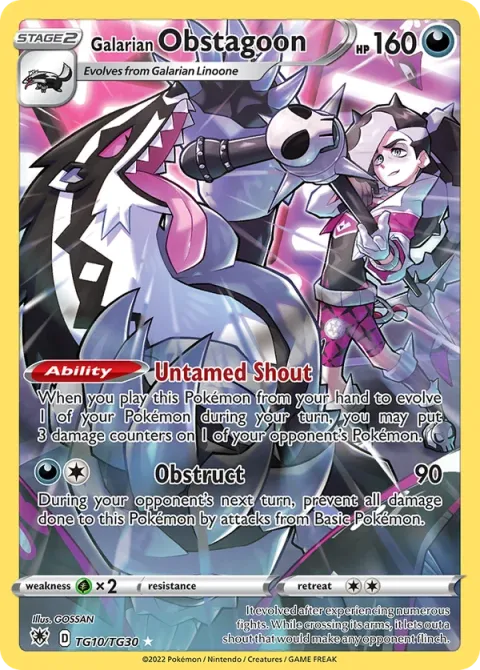 Carte Pokémon Ixon de Galar TG10/TG30, extension Astres Radieux