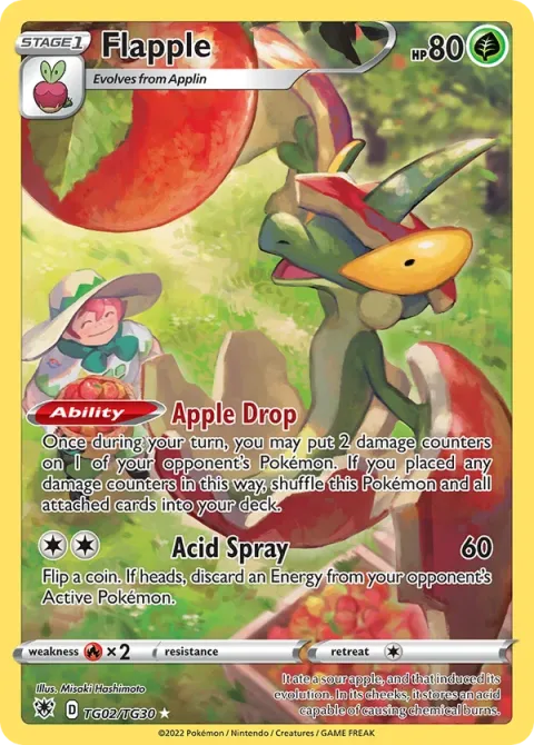 Carte Pokémon Pomdrapi TG02/TG30, extension Astres Radieux