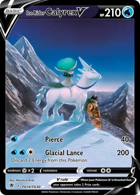 Carte Pokémon Sylveroy Cavalier du Froid V TG14/TG30, extension Astres Radieux