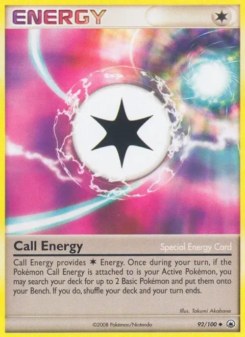 Carte Pokémon Appel à l’énergie 092/100, extension Aube Majestueuse