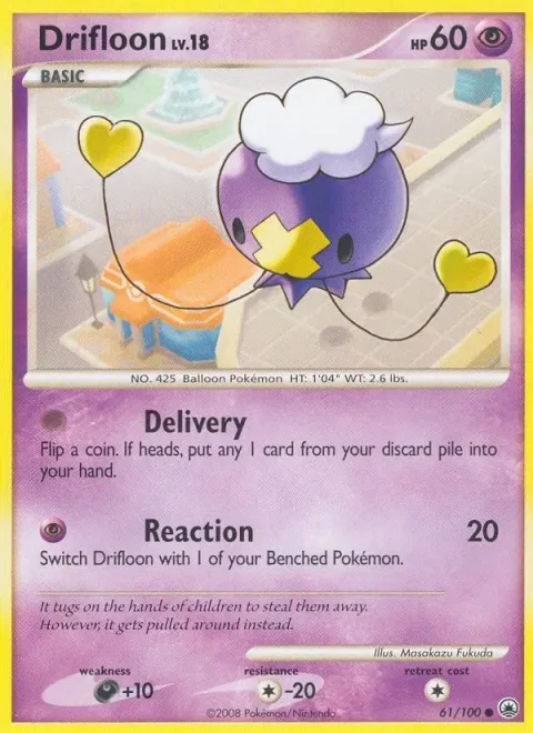 Carte Pokémon Baudrive 061/100, extension Aube Majestueuse