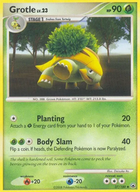 Carte Pokémon Boskara 037/100, extension Aube Majestueuse