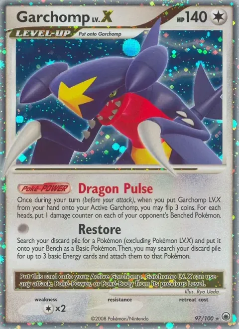 Carte Pokémon Carchacrok 097/100, extension Aube Majestueuse