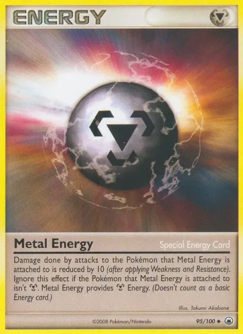Carte Pokémon Énergie Métal 095/100, extension Aube Majestueuse