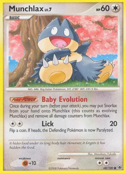 Carte Pokémon Goinfrex 068/100, extension Aube Majestueuse